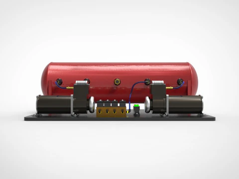 Air suspension 3D Model