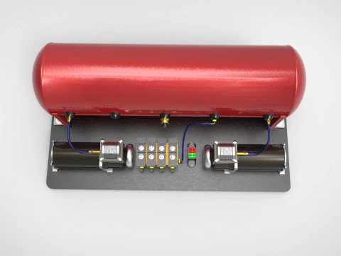 Air suspension 3D Model
