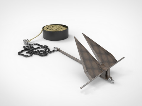 Anchor boat equipment Modèle 3D