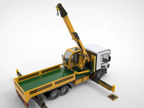 Guindaste articulado Modelo 3D