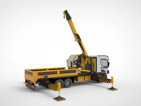 Gru articolata Modello 3D