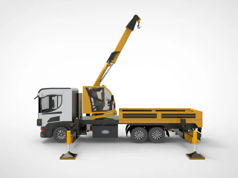 Gru articolata Modello 3D