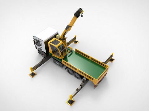 Articulating crane 3Dモデル