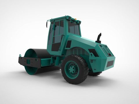 Asphalt roller 3D Модель