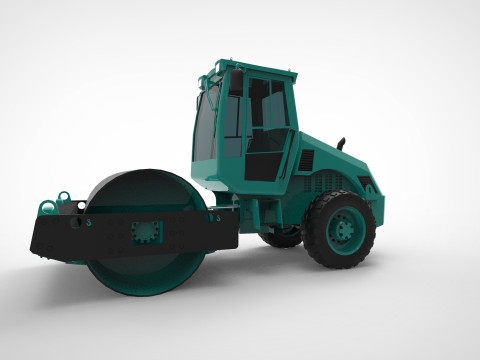 Asphalt roller 3D Модель