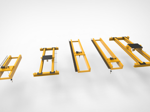Overhead crane 3D-Modell
