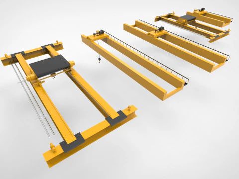 Overhead crane 3D Model