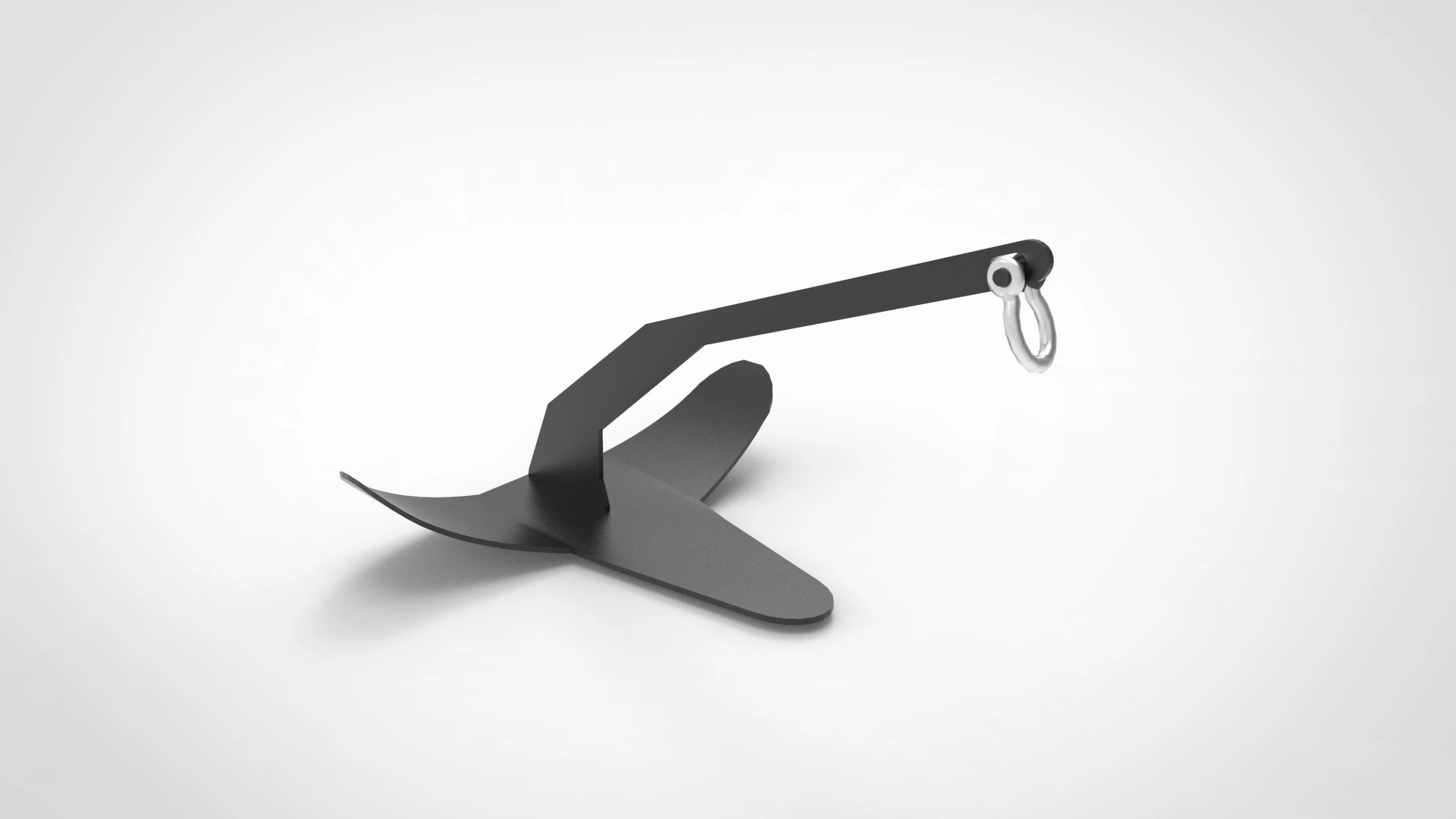 Bruche anchor 3D Model .c4d .max .obj .3ds .fbx .stl .blend
