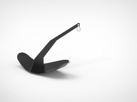 Bruche anchor 3D 모델