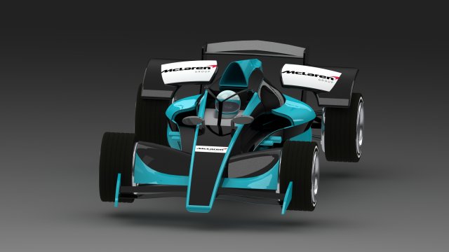 formula 1 car 3D 模型 .c4d .max .obj .3ds .fbx .stl .blend 