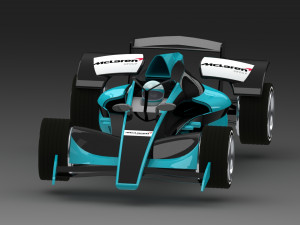formula 1 car 3D Model
