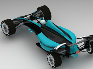 formula 1 car 3D 模型