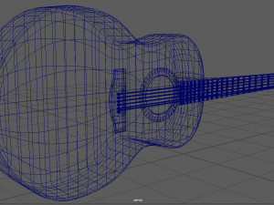 guitar 3D Modell