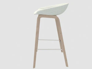 aas33 barstool hay 3D Model