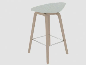 aas33 barstool hay 3D Model