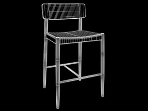 archi 酒吧椅 格洛斯特 3D 模型