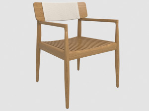 archi dining armchair gloster max fbx obj 3Dモデル