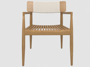 archi dining armchair gloster max fbx obj Model 3D