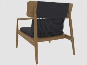 archi lounge chair gloster max fbx obj 3D Model