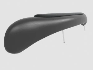 canoa original design bench imperfetto lab max fbx obj 3D Model