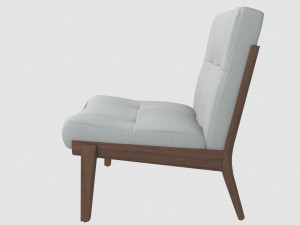 capo armless lounge chair neri hu 781 max fbx obj 3D Модель