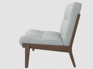 capo armless lounge chair neri hu 781 max fbx obj 3D Model