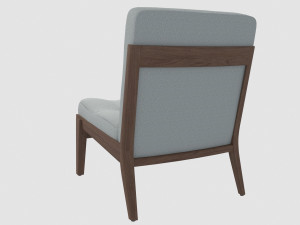capo armless lounge chair neri hu 781 max fbx obj 3D Модель