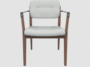 capo dining chair neri hu max fbx obj 3D Model