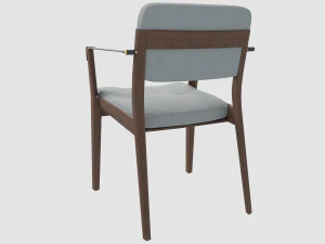 capo dining chair neri hu max fbx obj 3D Model