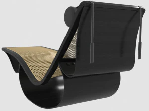 chaise longue rio oscar niemeyer max fbx obj 3D Model