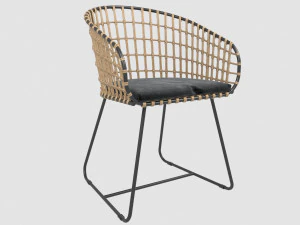 Chaise tokyo pols ポッテンマックス fbx obj 3Dモデル