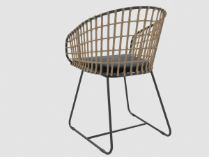 chaise tokyo pols potten max fbx obj Modelo 3D