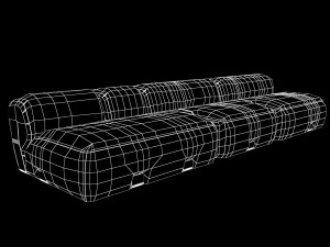 vicenzo de cotiis dc0705a sofa 3D Modell