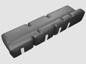 vicenzo de cotiis dc0705a sofa 3D Modell