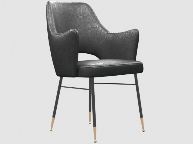 rigby chair by kelly wearstler Modelo 3D .c4d .max .obj .3ds .fbx .stl .blend 