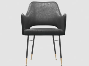 sedia Ribby di Kelly Wearstler Modello 3D