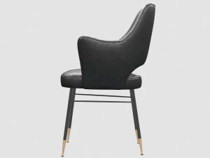 sedia Ribby di Kelly Wearstler Modello 3D