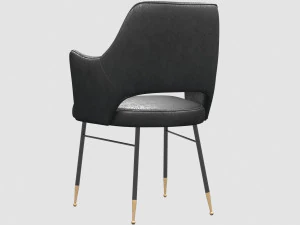 sedia Ribby di Kelly Wearstler Modello 3D