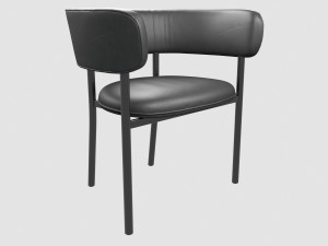font regular armchair mobel copenhagen by studio david thulstrup 3D Model