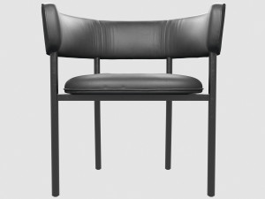 font regular armchair mobel copenhagen by studio david thulstrup Model 3D