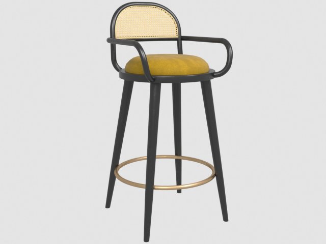 luc bar chair by mambo unlimited ideas Model 3D .c4d .max .obj .3ds .fbx .stl .blend