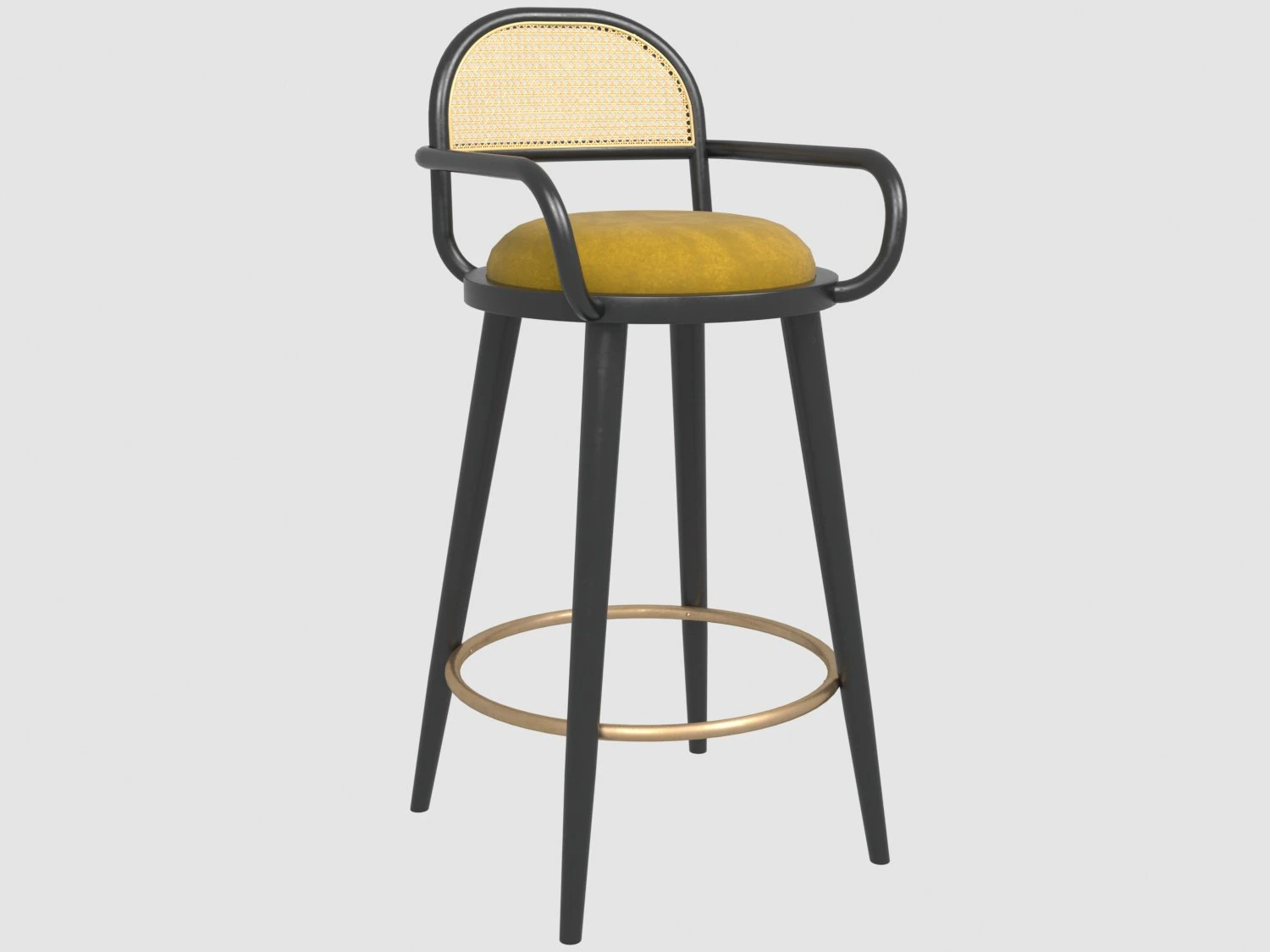 luc bar chair by mambo unlimited ideas 3D Model .c4d .max .obj .3ds .fbx .stl .blend 