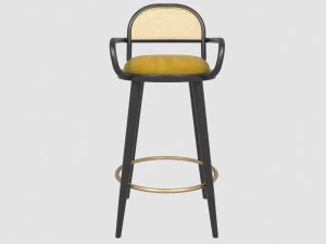 luc bar chair by mambo unlimited ideas 3D Model