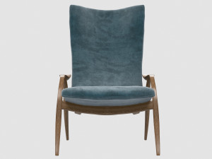 signature armchair fh429 by carl hansen 3Dモデル