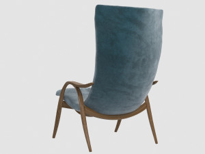 signature armchair fh429 by carl hansen 3Dモデル