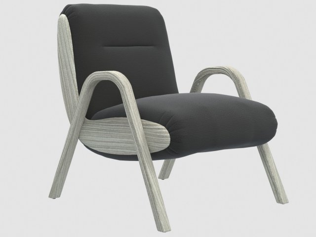 camden lounge chair by kelly wearstler 3d 3D Model .c4d .max .obj .3ds .fbx .stl .blend 
