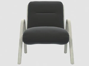 camden lounge chair by kelly wearstler 3d 3D Model