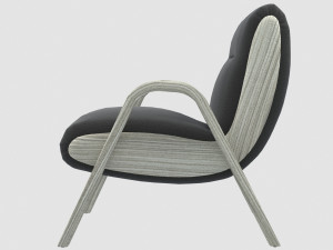 camden lounge chair by kelly wearstler 3d 3D Model