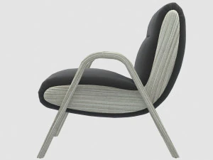 camden lounge chair by kelly wearstler 3d 3D Model