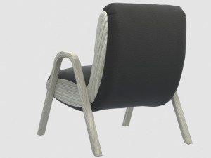 camden lounge chair by kelly wearstler 3d 3D Model